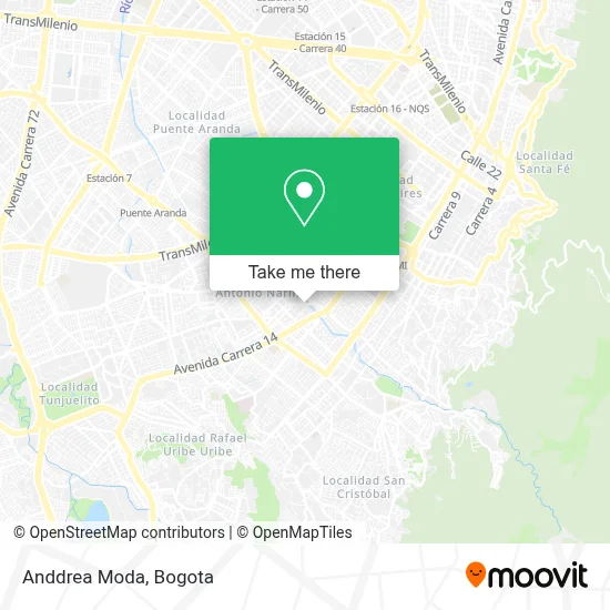 Anddrea Moda map