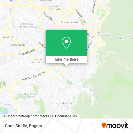Goos Studio map