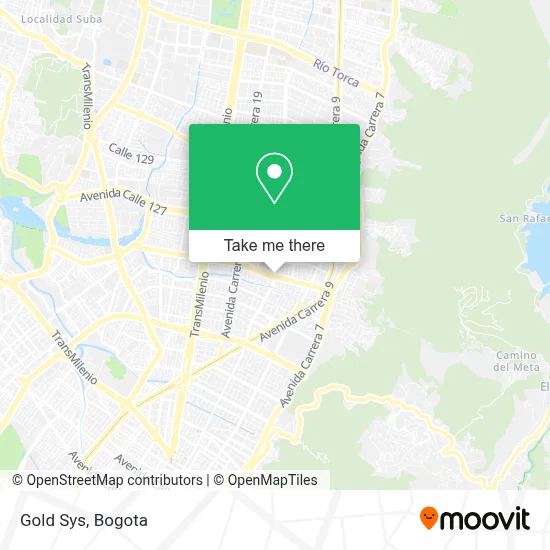 Gold Sys map