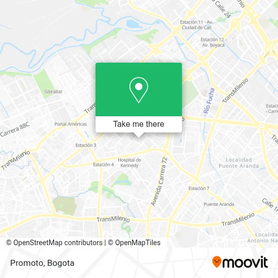 Promoto map