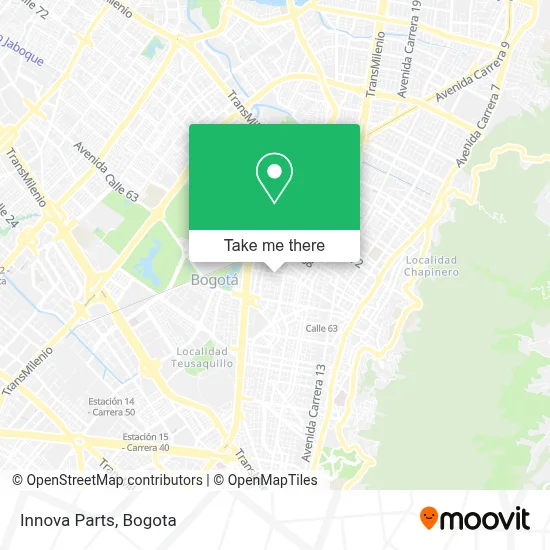 Innova Parts map