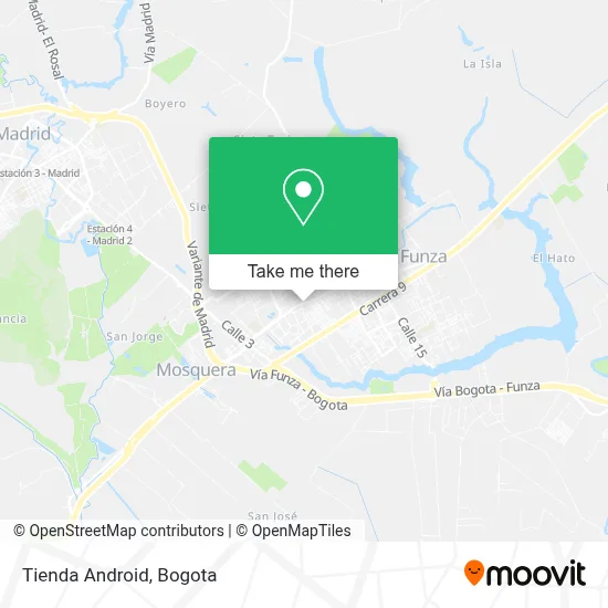 Tienda Android map