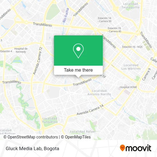 Gluck Media Lab map