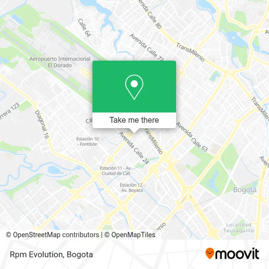 Rpm Evolution map