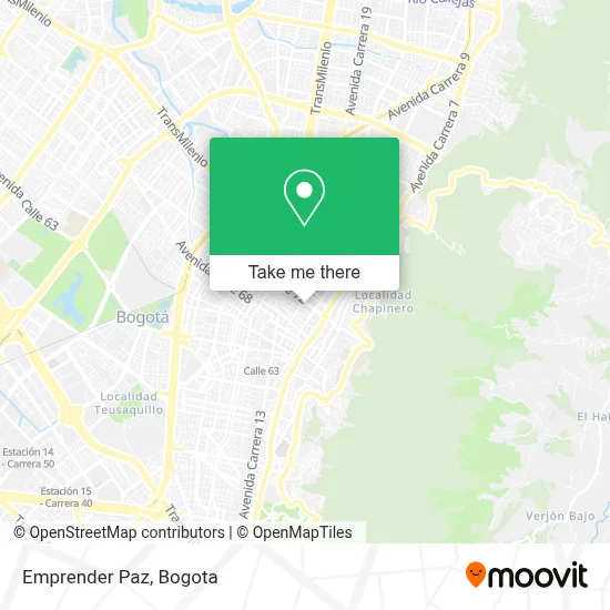 Emprender Paz map