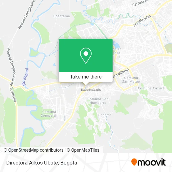 Directora Arkos Ubate map