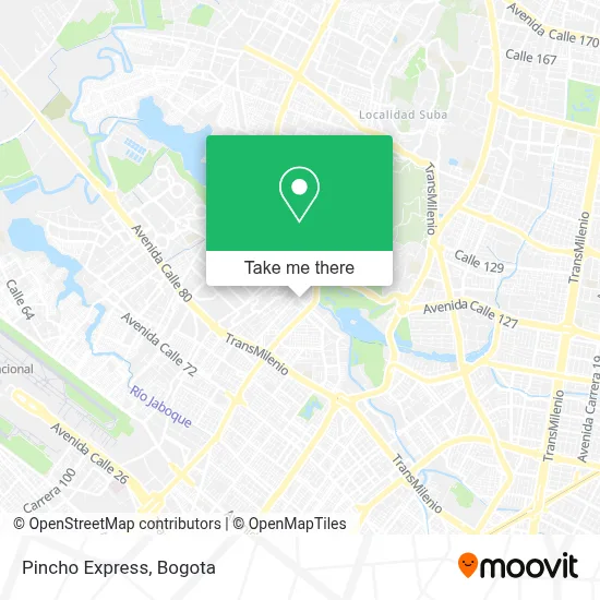 Pincho Express map