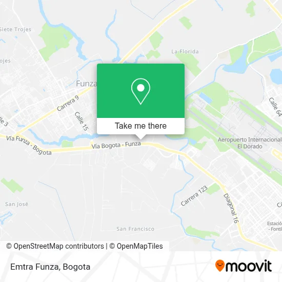 Emtra Funza map