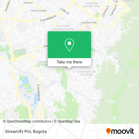 Streamify Pro map