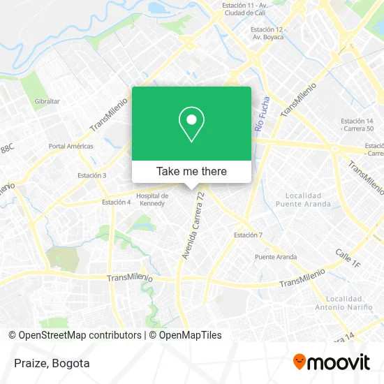 Praize map