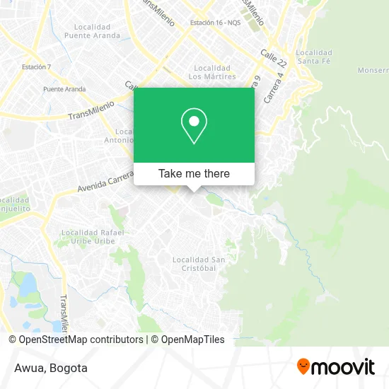 Awua map