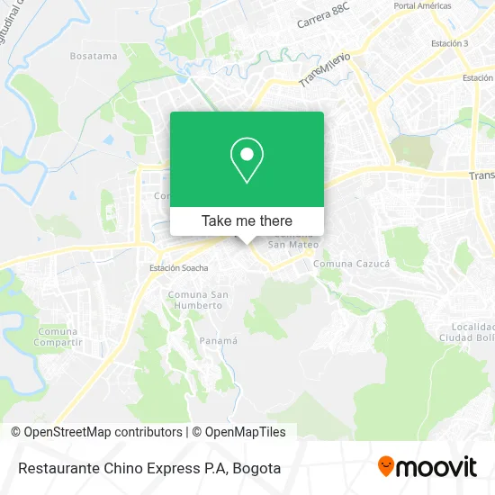 Restaurante Chino Express P.A map