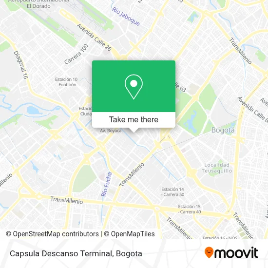 Capsula Descanso Terminal map