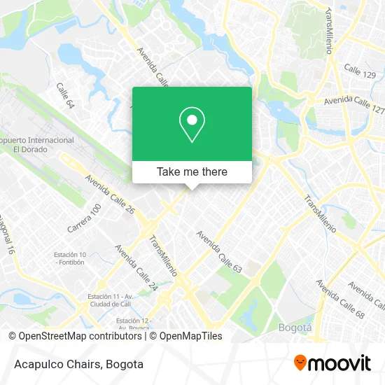 Acapulco Chairs map