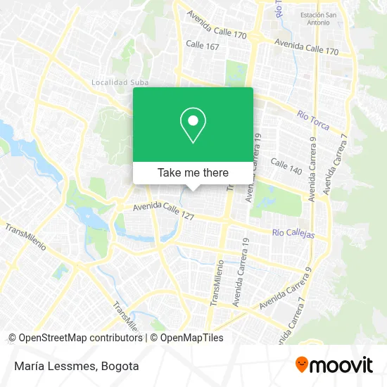María Lessmes map