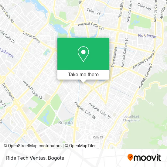 Mapa de Ride Tech Ventas