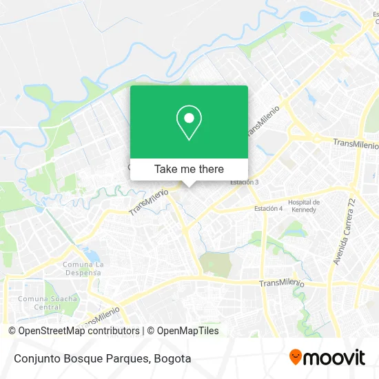 Conjunto Bosque Parques map