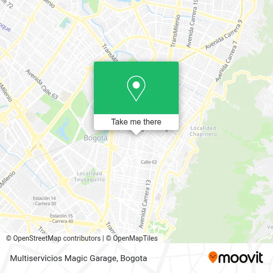 Multiservicios Magic Garage map
