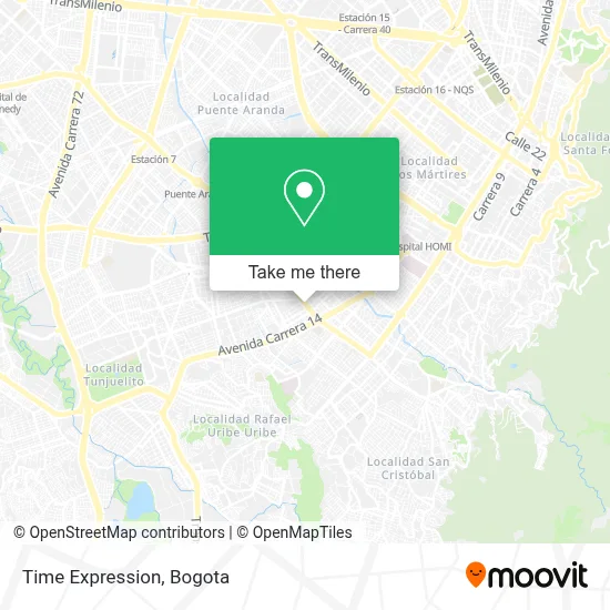 Time Expression map