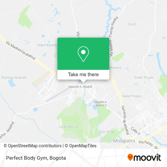 Perfect Body Gym map