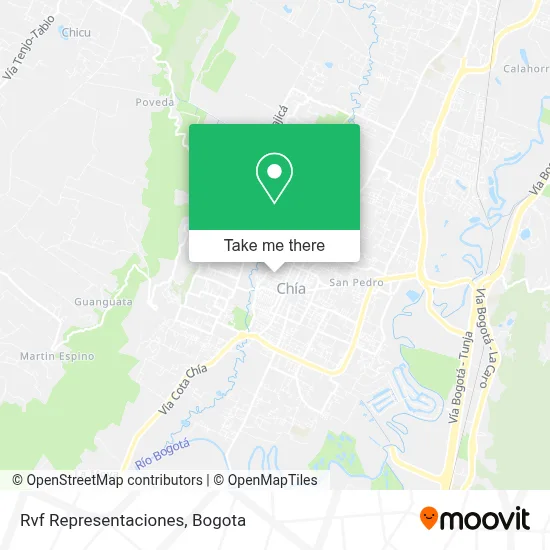 Rvf Representaciones map