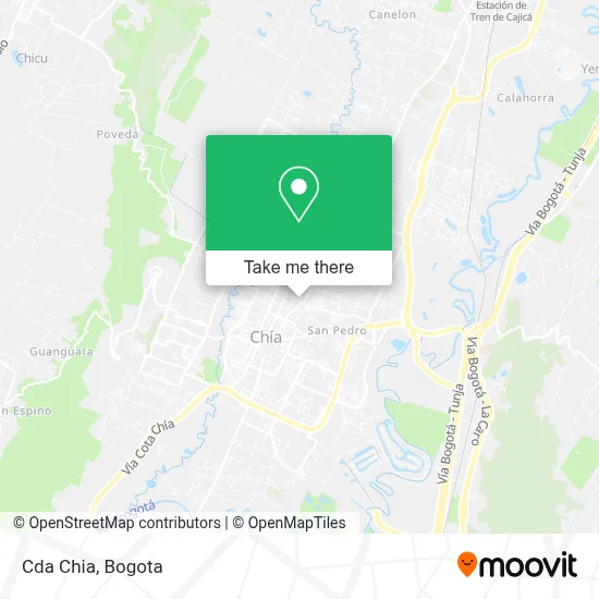 Cda Chia map