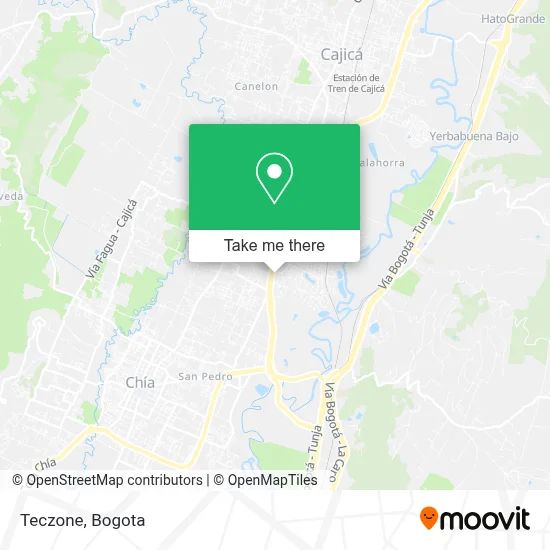 Teczone map