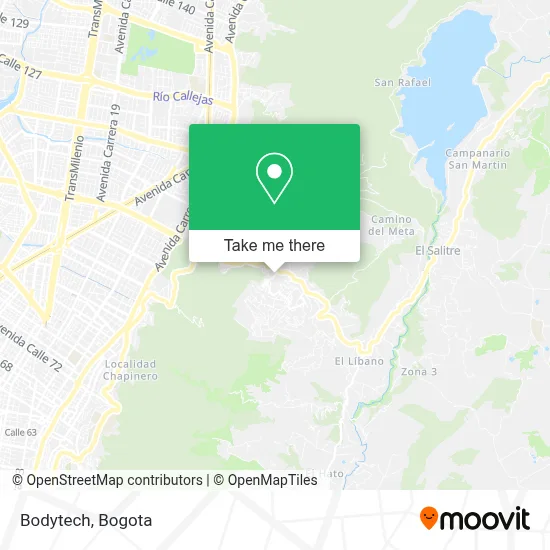 Bodytech map