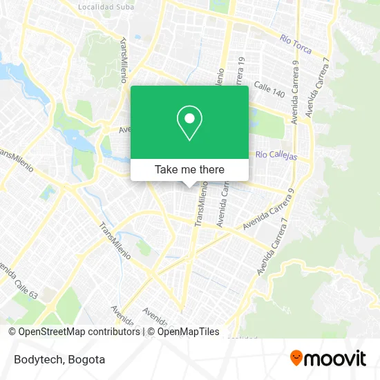 Bodytech map