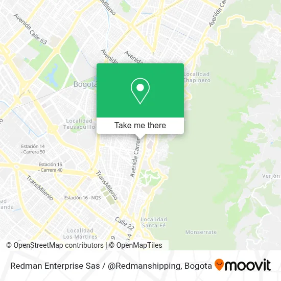 Redman Enterprise Sas / @Redmanshipping map