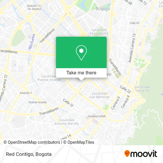 Red Contigo map