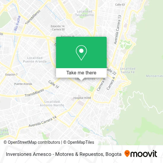 Inversiones Amesco - Motores & Repuestos map