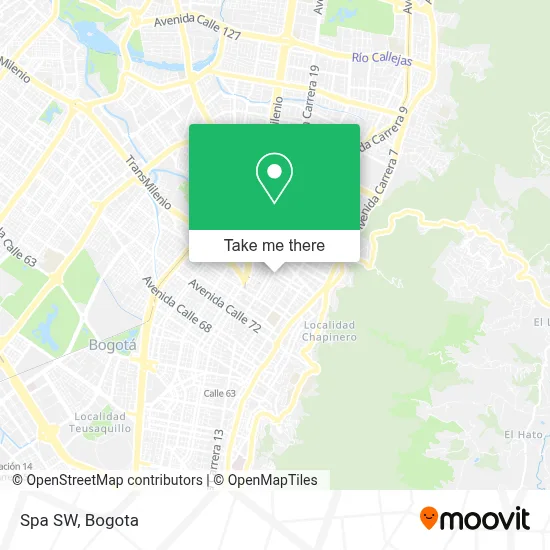 Spa SW map