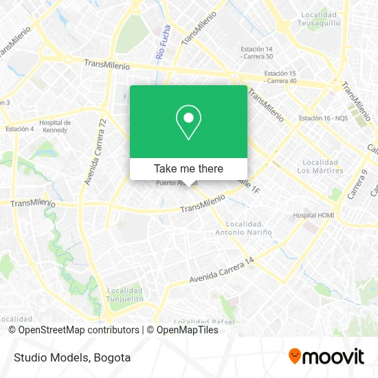 Studio Models map