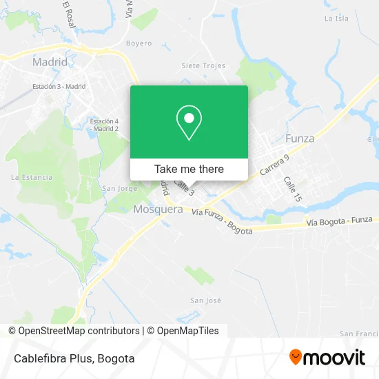 Cablefibra Plus map