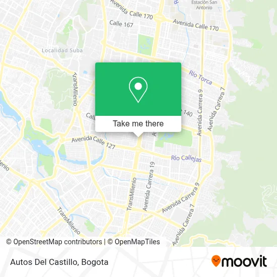 Autos Del Castillo map