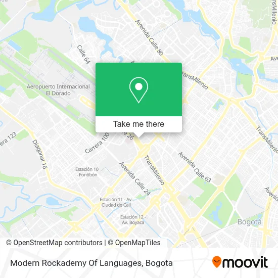 Modern Rockademy Of Languages map