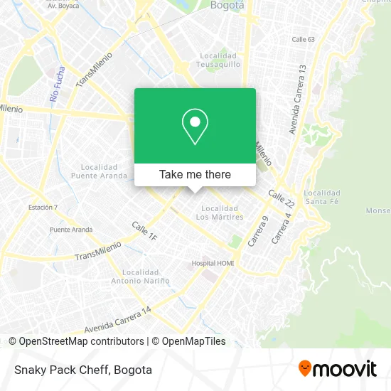 Snaky Pack Cheff map