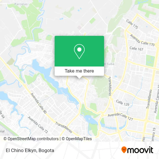 El Chino Elkyn map