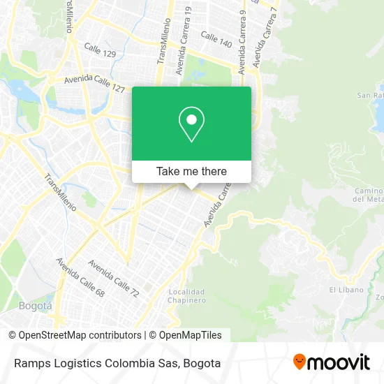 Ramps Logistics Colombia Sas map