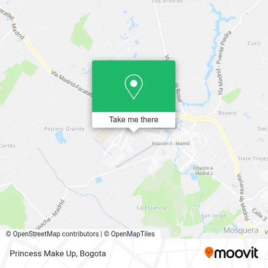Princess Make Up map