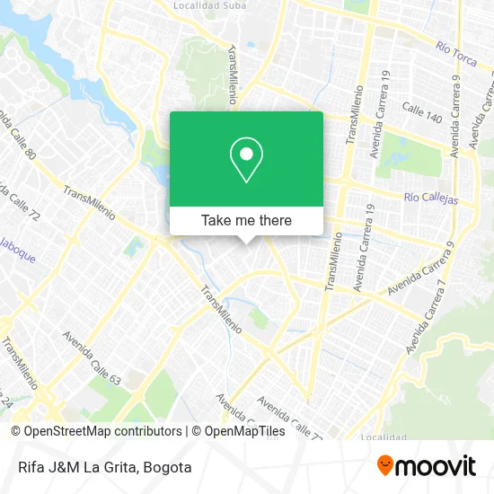 Rifa J&M La Grita map