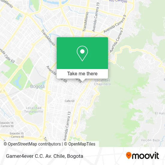 Gamer4ever C.C. Av. Chile map
