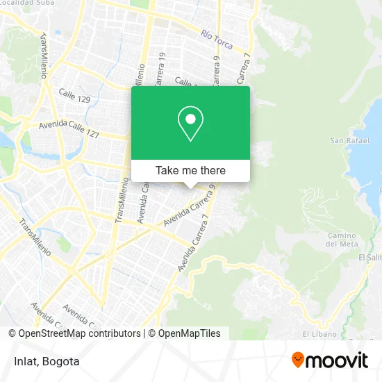 Inlat map