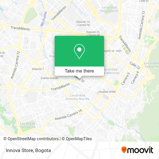 Innova Store map