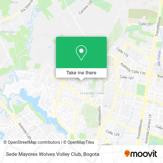 Sede Mayores Wolves Volley Club map