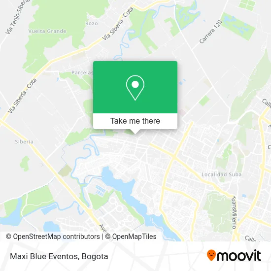 Maxi Blue Eventos map