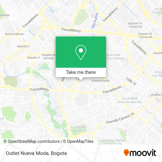 Outlet Nueva Moda map