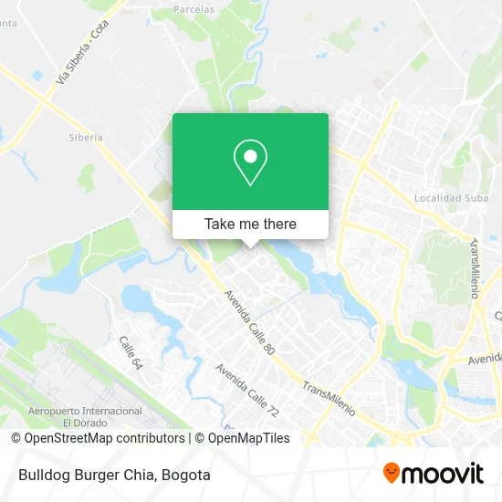 Bulldog Burger Chia map