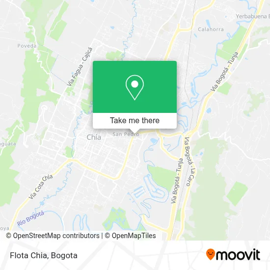 Flota Chia map